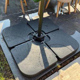 Sakusei 4Pc Garden Cantilever Parasol Base Weight For Offset Parasols 80Kg - thumbnail 3