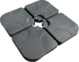 Sakusei 4Pc Garden Cantilever Parasol Base Weight For Offset Parasols 80Kg - thumbnail 2