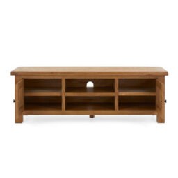 Zelah Oak Extra Large 150Cm Tv Unit - Fully Assembled By Roseland Furniture - thumbnail 6