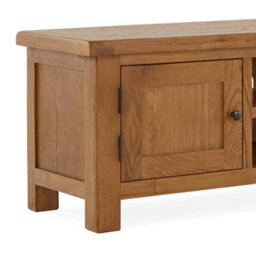 Zelah Oak Extra Large 150Cm Tv Unit - Fully Assembled By Roseland Furniture - thumbnail 8