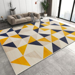 Oxford Homeware Printed Rug, Non-Slip Pets Friendly, Living Room Rugs And Bedroom Rugs, (Brio, 200X290Cm) - thumbnail 1
