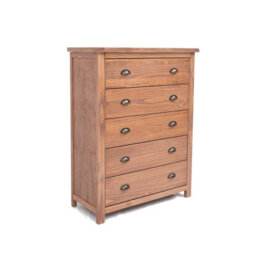 Cabinet Bits Padua 5 Drawer Chest Of Drawers Brass Cup Handle - thumbnail 2