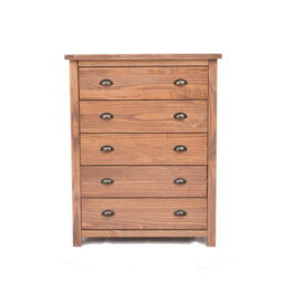 Cabinet Bits Padua 5 Drawer Chest Of Drawers Brass Cup Handle - thumbnail 1