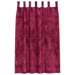 Berkfield Curtain With Curtains 2 Pcs Wine Red 175 X 140 Cm Velvet - thumbnail 3
