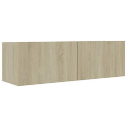 Berkfield 8 Piece Tv Cabinet Set Sonoma Oak Engineered Wood - thumbnail 6