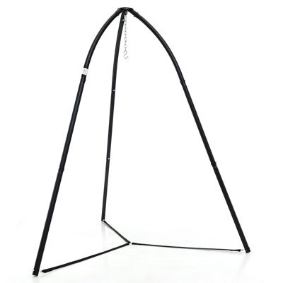 Costway Hanging Chair Stand Heavy Duty Metal Swing Tripod Chair Stand W/ Hanging Chain - image 1