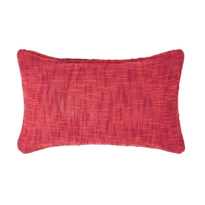Homescapes Nirvana Cotton Orange Rectangular Cushion Cover, 30 X 50 Cm - image 1
