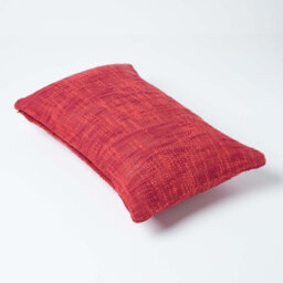 Homescapes Nirvana Cotton Orange Rectangular Cushion Cover, 30 X 50 Cm - thumbnail 3