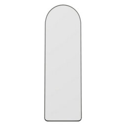 Living And Home Black Modern Household Arched Metal Floor Mirror, 50Cm (W) X 160Cm (H) - thumbnail 6