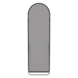 Living And Home Black Modern Household Arched Metal Floor Mirror, 50Cm (W) X 160Cm (H) - thumbnail 5