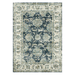 Silk Road Blue Perla Medium Rug, (L)160Cm X (W)120Cm - thumbnail 1