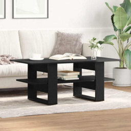 Berkfield Coffee Table Black Oak 102X55X42 Cm Engineered Wood - thumbnail 4