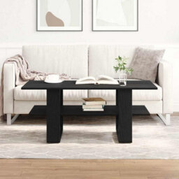 Berkfield Coffee Table Black Oak 102X55X42 Cm Engineered Wood - thumbnail 1