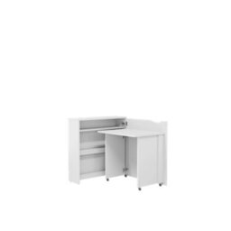 Arte Work Concept Slim White Matt Convertible Hidden Desk 90Cm - Right - thumbnail 2