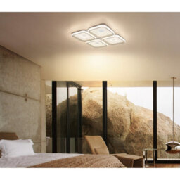 Luminosa Lighting Luminosa Mosaiko 4 Square Semi Flush Ceiling Light Matt White Led 2700/6000K - thumbnail 2
