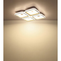 Luminosa Lighting Luminosa Mosaiko 4 Square Semi Flush Ceiling Light Matt White Led 2700/6000K - thumbnail 6