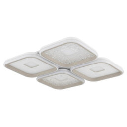 Luminosa Lighting Luminosa Mosaiko 4 Square Semi Flush Ceiling Light Matt White Led 2700/6000K - thumbnail 3