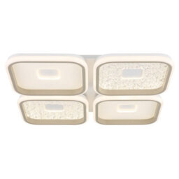 Luminosa Lighting Luminosa Mosaiko 4 Square Semi Flush Ceiling Light Matt White Led 2700/6000K - thumbnail 4