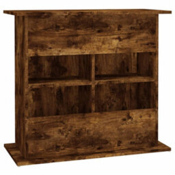 Walplus Smoked Oak Aquarium Stand 81X36X73 Cm Engineered Wood - Fish Tank Cabinet With Storage - thumbnail 8