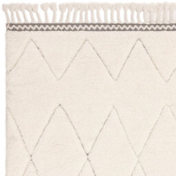 Cream Shaggy Kilim Modern Rug Easy To Clean Living Room And Bedroom-120Cm X 170Cm - thumbnail 4