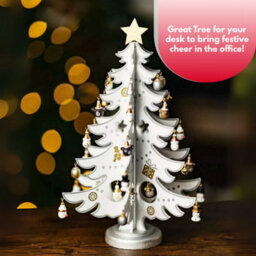 Raditional Metal Gold Christmas Tree Decoration Finish - Freestanding Christmas Decorations - thumbnail 7