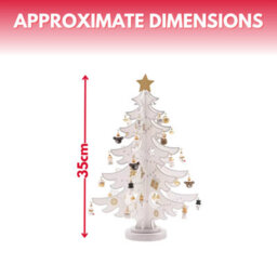 Raditional Metal Gold Christmas Tree Decoration Finish - Freestanding Christmas Decorations - thumbnail 2