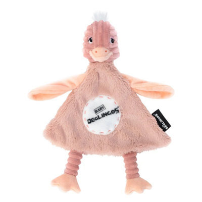 Les Dèglingos Les Degingos Baby Blanket Pomelos The Ostrich Comforter Soft Plush Cuddly Toy - image 1