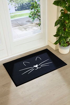 Artsy Doormats Cat Face Indoor/outdoor Doormat (90 X 60Cm)