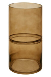 Orsina Large Vase, Textured Vase For Artificial Flowers, Versatile Glass Vase, Durable Vase To Display Flowers - thumbnail 1