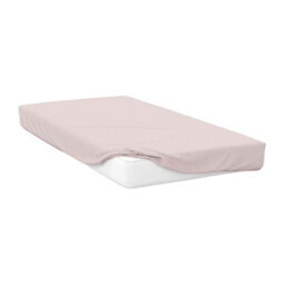 Belledorm 200 Thread Count Egyptian Cotton Fitted Sheet Powder Pink (Single) - thumbnail 1