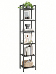 LEDREM 6-Tier Bookshelf, Bookcase, Shelving Unit,30 X 40 X 187.5 Cm, Industrial - thumbnail 8