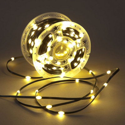 Snowtime 500 Ww Led Copper Wire Pvc Sleeved Lights On Reel