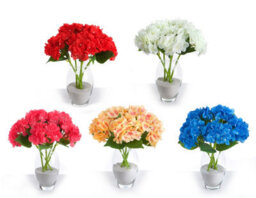 5 Best Artificial Pink Single 35Cm Hydrangea Flower Stems - thumbnail 2