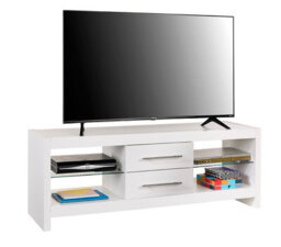 "MMT Funiture Designs Tv Stand Cabinet 140Cm Modern White Glossy Finish For 65"" Tv's" - thumbnail 7