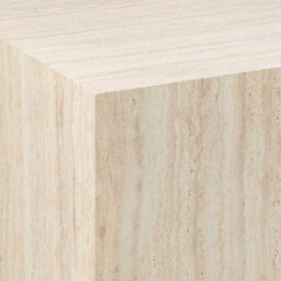 Wyld Haus Munkebo Set Of 2 Light Travertine-Inspired Square Coffee Tables (Pair) - thumbnail 4