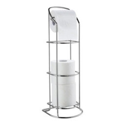 Beslagsboden - Toilet Roll Holder/spare Toilet Roll Holder, Chromed - thumbnail 2