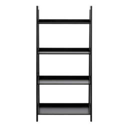 Furniture To Go Wally Bookcase With 4 Shelves In Black - thumbnail 2