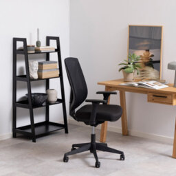 Furniture To Go Wally Bookcase With 4 Shelves In Black - thumbnail 4