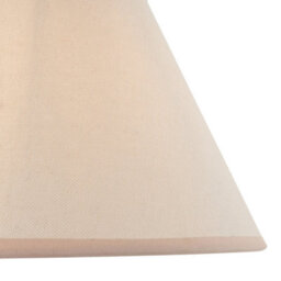 Luminosa Lighting Luminosa Layered Leaf Ivory Crackle Glaze Table Lamp With Vintage White Fabric Ivy Shade 30Cm B22 - thumbnail 6