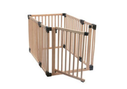 Safetots Wooden Play Den, 80Cm X 120Cm, Baby Playpen, Play Den For Toddlers, Rectangular Play Pen, Easy Installation - thumbnail 2
