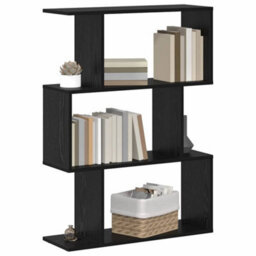 Berkfield Modern Bookcase Grey 70 X 14 X 97Cm Engineered Wood - thumbnail 3