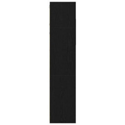 Berkfield 3 Piece Tv Cabinet Set Wall-Mounted Black Oak Engineered Wood - thumbnail 6
