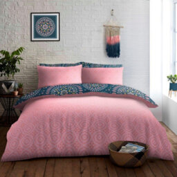 Gc Gaveno Cavailia Printed Imey Double Duvet Cover Set With Matching Pillow Case Bedding Bed Set, Reversible Quilt Cover Set - thumbnail 2