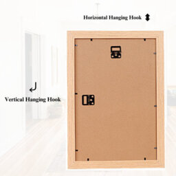 Oak Picture Frame Photo Frame Perspex Sheet For Wall Or Table, Landscape Portrait Orientation 50 X 70 Cm (19.7 X 27.5 Inch) - thumbnail 5