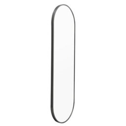 Living And Home Black Oval Wall Framed Mirror Full Length Mirror Dressing Mirror 40 X 120 Cm - thumbnail 4