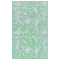 Beliani Outdoor Rug Kota Light Green 120 X 180 Cm Reversible - thumbnail 1