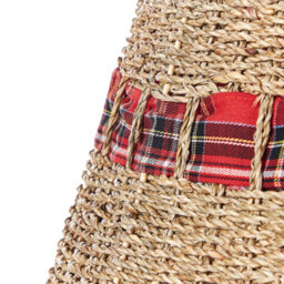 Beliani Christmas Tree Collar Marche Seagrass Natural 45 Cm - thumbnail 7