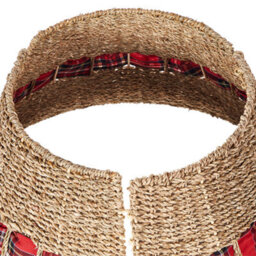 Beliani Christmas Tree Collar Marche Seagrass Natural 45 Cm - thumbnail 6