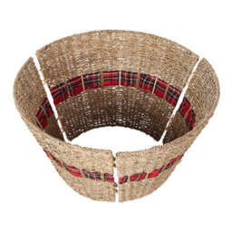 Beliani Christmas Tree Collar Marche Seagrass Natural 45 Cm - thumbnail 5