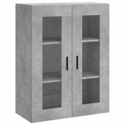 Berkfield Elegant Highboard Concrete Grey 69.5X34X180 Cm Engineered Wood - thumbnail 5